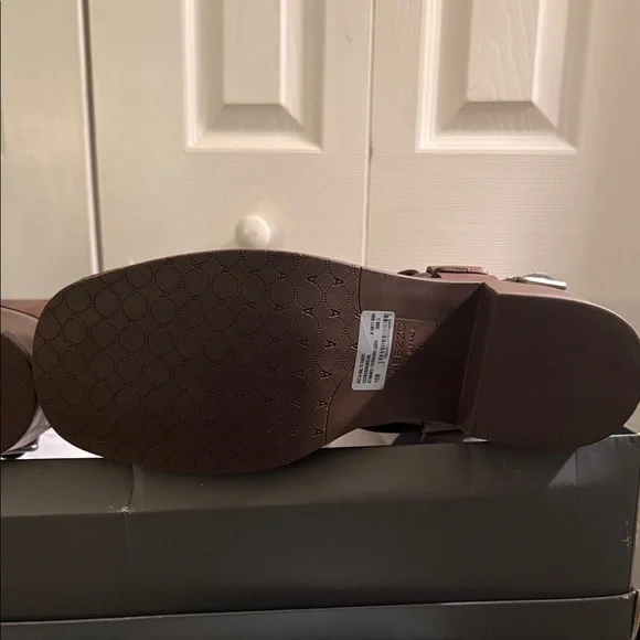 AREZZO Brown Leather Knee-High Boots - Picture 6 of 8